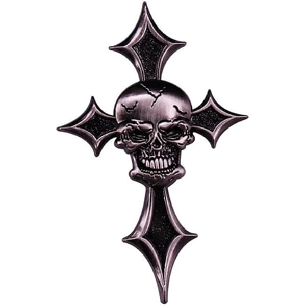 Amazon.com: Pinsanity 3D Winged Skull Lapel Pin : Clothing